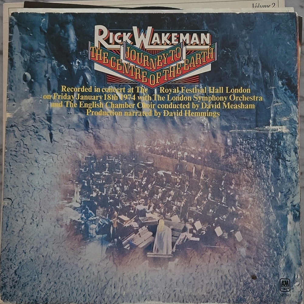 Rick Wakeman- Journey to the Center of the Earth 1974 Vinyl Record